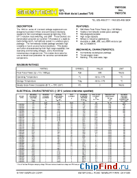 Datasheet 1N6111A manufacturer Semtech