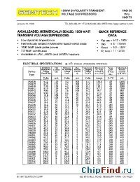 Datasheet 1N6140 manufacturer Semtech