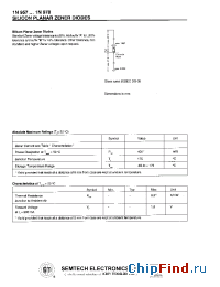 Datasheet 1N957 manufacturer Semtech