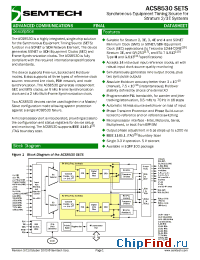 Datasheet ACS8530 manufacturer Semtech