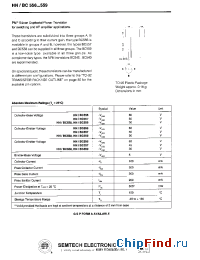 Datasheet BC559 manufacturer Semtech