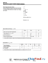 Datasheet BXZ85/C10 manufacturer Semtech