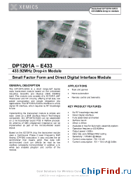 Datasheet DP1201A manufacturer Semtech
