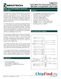 Datasheet Edge710 manufacturer Semtech