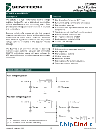 Datasheet EZ1082CT-2.5 производства Semtech