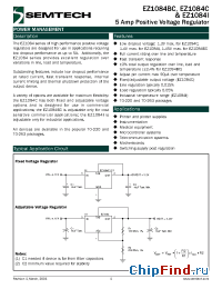 Datasheet EZ1084-3.525 manufacturer Semtech