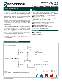 Datasheet EZ1086-3.3 производства Semtech