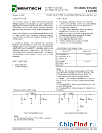 Datasheet EZ1086CM производства Semtech