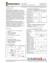 Datasheet EZ1581CM-2.5 производства Semtech