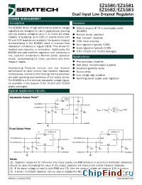 Datasheet EZ1582-2.5 производства Semtech