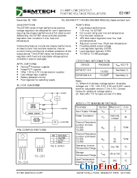 Datasheet EZ1587CM-1.8 производства Semtech