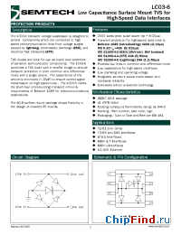 Datasheet LC03-6TE manufacturer Semtech