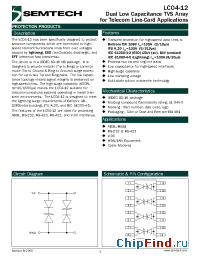 Datasheet LC04-12TB manufacturer Semtech