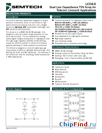 Datasheet LC04-6 manufacturer Semtech