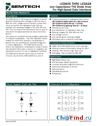 Datasheet LCDA05TE manufacturer Semtech