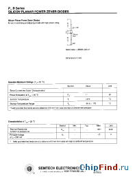 Datasheet P13VB manufacturer Semtech