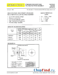 Datasheet S2HVS2.5 производства Semtech