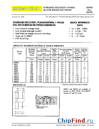 Datasheet SBR20 manufacturer Semtech