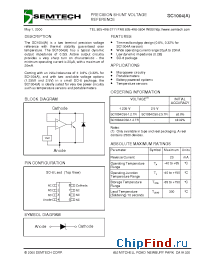 Datasheet SC1004ACS8-1.2.TR manufacturer Semtech