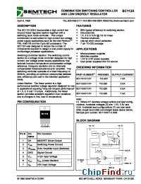 Datasheet SC1133CT-3.3 manufacturer Semtech