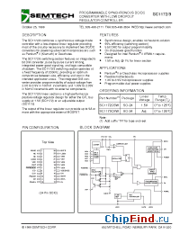 Datasheet SC1172-1.5CSW.TR manufacturer Semtech