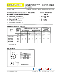 Datasheet SCBAR05F manufacturer Semtech