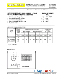 Datasheet SCBAR10FF manufacturer Semtech