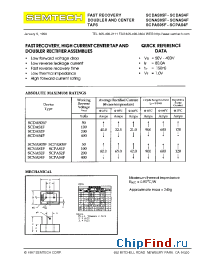 Datasheet SCDAS05F manufacturer Semtech