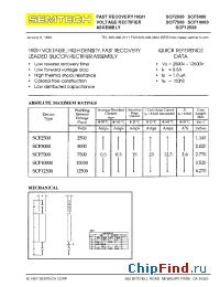 Datasheet SCF10000 manufacturer Semtech