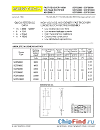 Datasheet SCFS12000 manufacturer Semtech