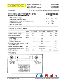 Datasheet SCKV18K40 manufacturer Semtech