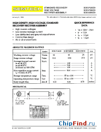 Datasheet SCKV25K30 manufacturer Semtech