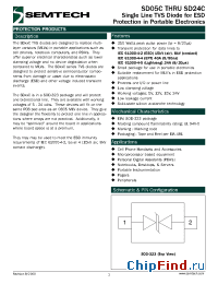 Datasheet SD12C.TC manufacturer Semtech