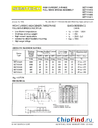 Datasheet SET111404 manufacturer Semtech