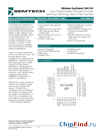 Datasheet SH1101 manufacturer Semtech