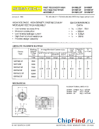 Datasheet SHVM12.5F manufacturer Semtech
