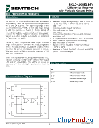 Datasheet SK100EL16V manufacturer Semtech