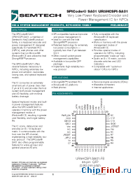 Datasheet UR5HCSPI-SA01 производства Semtech
