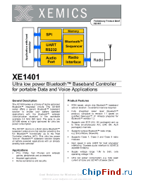 Datasheet XE1401 manufacturer Semtech