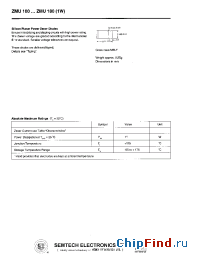 Datasheet ZMU180 manufacturer Semtech