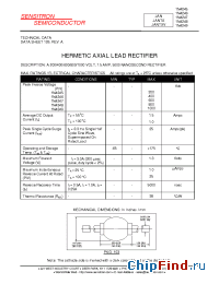 Datasheet JANTX1N4245 manufacturer Sensitron