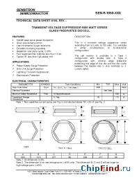Datasheet SEN-R-1050-041 manufacturer Sensitron