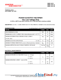 Datasheet SHD114211B manufacturer Sensitron