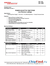 Datasheet SHD114422 manufacturer Sensitron