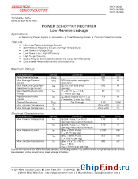 Datasheet SHD114436 manufacturer Sensitron