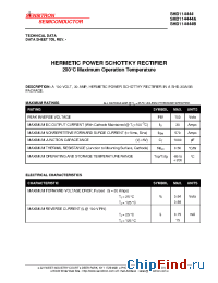 Datasheet SHD114444A manufacturer Sensitron