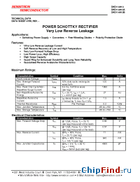 Datasheet SHD114613A manufacturer Sensitron