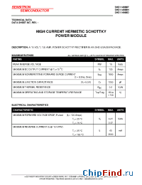 Datasheet SHD114668D manufacturer Sensitron