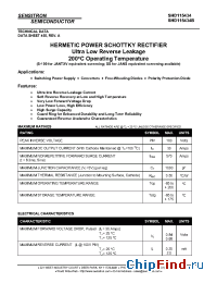 Datasheet SHD115434B manufacturer Sensitron