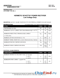 Datasheet SHD115512 manufacturer Sensitron